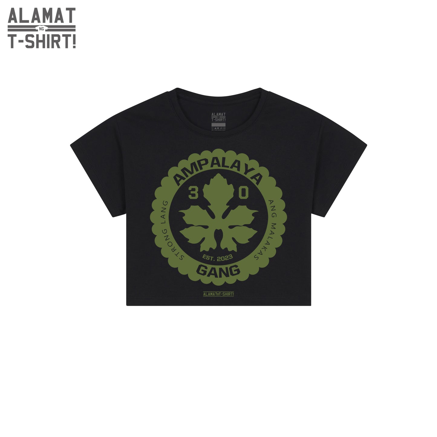 Ampalaya Gang Classic Logo Crop Top