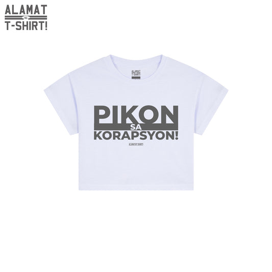 PIKON sa Korapsyon! Alamat ng T-shirt Exclusive Crop Top