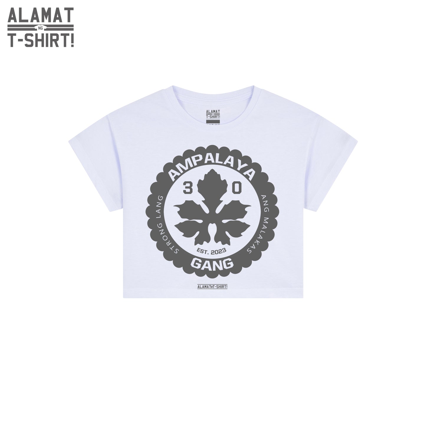 Ampalaya Gang Alamat Ng T-Shirt Special Edition Classic Logo Crop Top