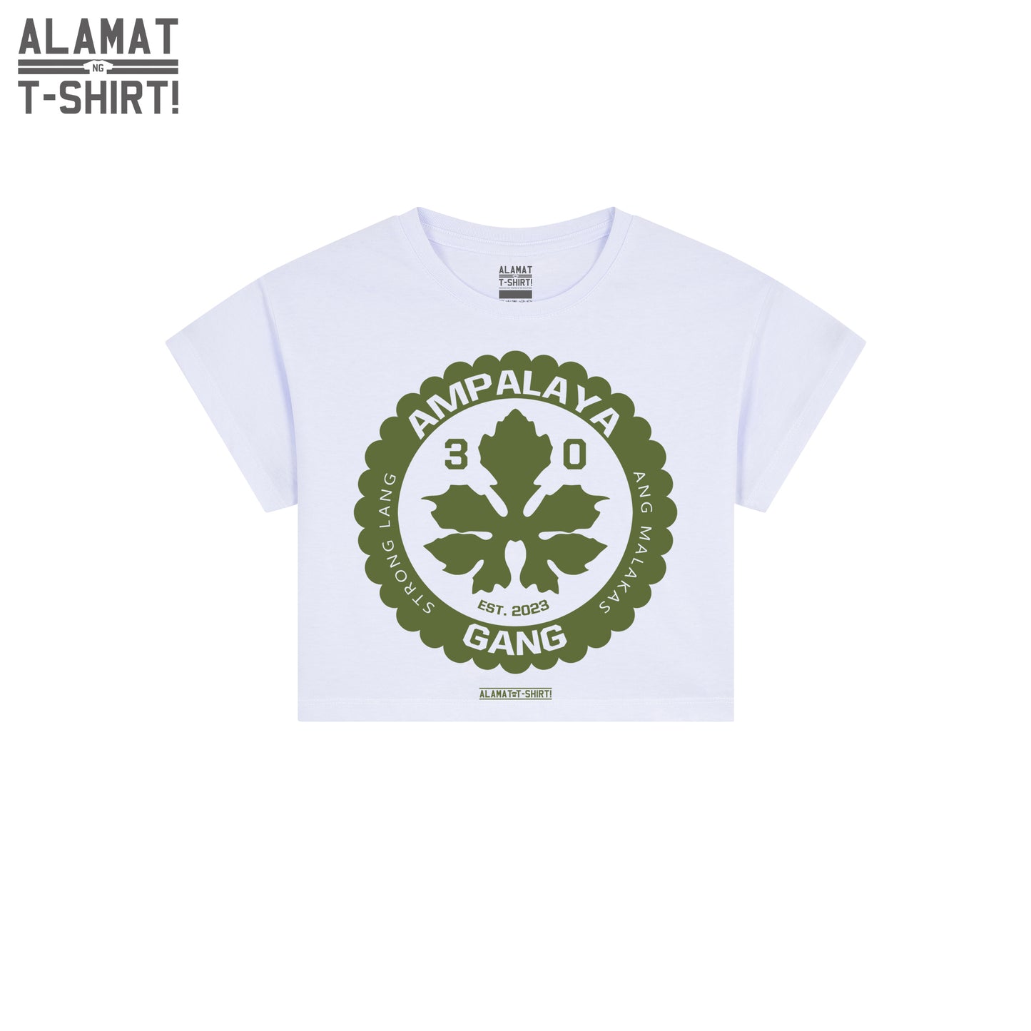 Ampalaya Gang Classic Logo Crop Top