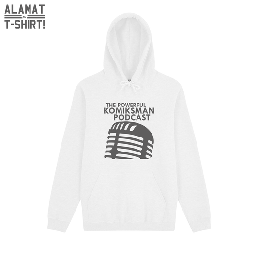The Powerful Komiksman Podcast Logo - Alamat ng T-Shirt Komiksman Collection Hoodie