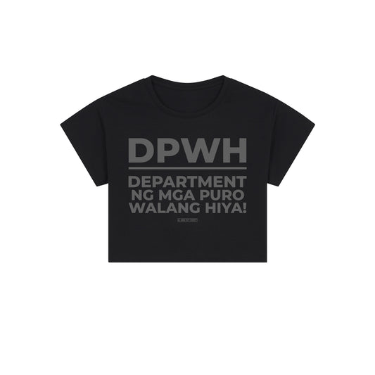 DEPARTMENT NG MGA PURO WALANG HIYA! Alamat ng T-shirt Exclusive Crop Top