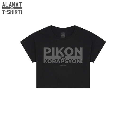 PIKON sa Korapsyon! Alamat ng T-shirt Exclusive Crop Top