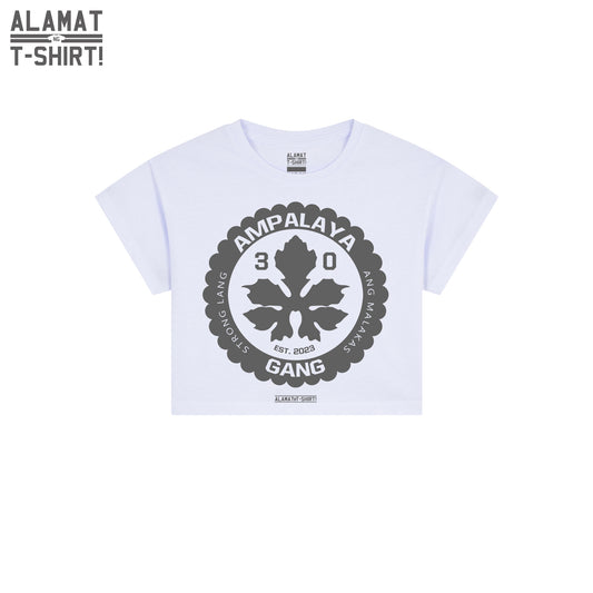 Ampalaya Gang Alamat Ng T-Shirt Special Edition Classic Logo Crop Top