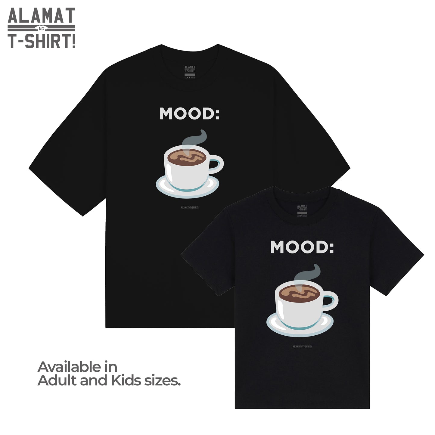 MOOD: Coffee Emoji  Kids Shirts